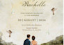 design asthetic weeding ,annivesary invitation in two hours